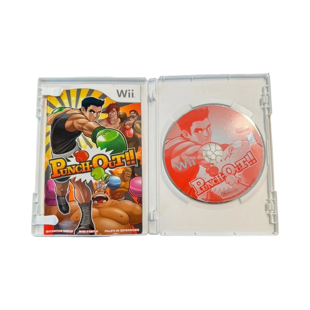 Punch-Out!! Nintendo Wii 2009 Sports Boxing Game CIB‎ Complete Manual